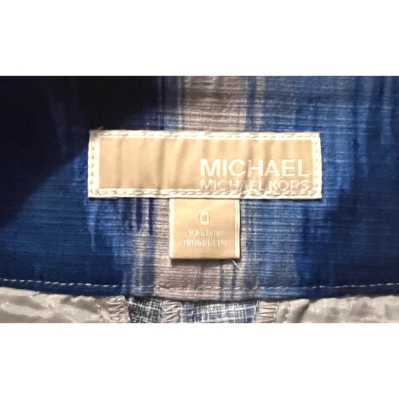 michael kors blue cotton shorts - Picture 3 of 3